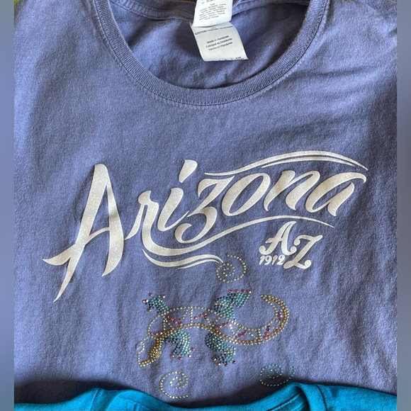 Destination Travel Graphic Tee Shirts Lot of 6 Aruba Idaho DC Arizona Size XS S - Picture 6 of 8